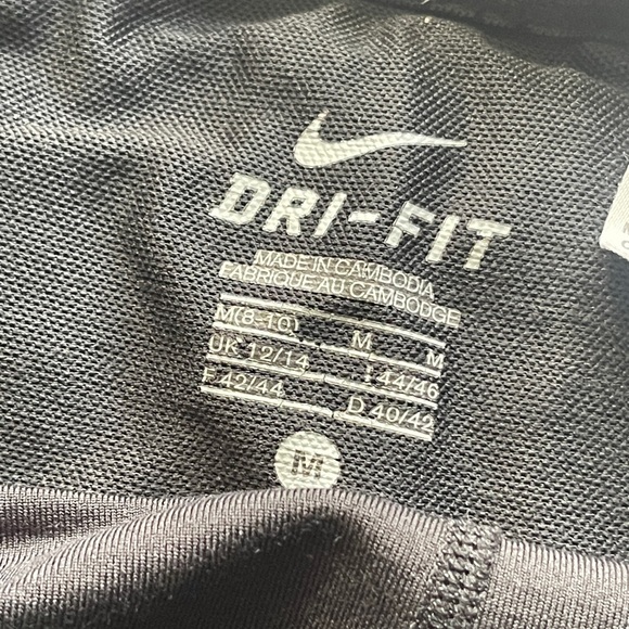 Nike Dri-Fit Black Biker Shorts - Picture 6 of 8